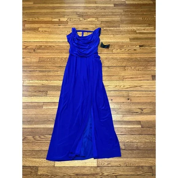 Ignite Evenings Dresses | Ignite Evenings Dress By Caroll In Long Blue Gown Womens Size 10 Beaded Back Nwt | Color: Blue | Size: 10 | Pm-77190499's Ignite Evenings Dresses | Ignite Evenings Dress By Caroll In Long Blue Gown Womens Size 10 Beaded Back Nwt | Color: Blue | Size: 10 | Pm-77190499's